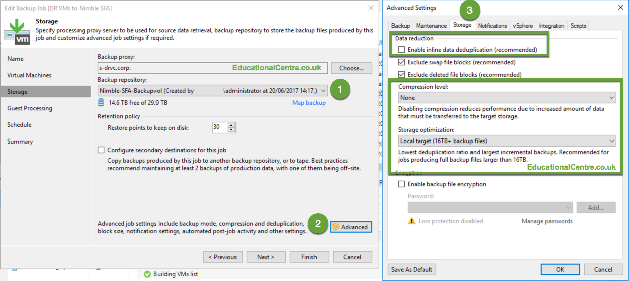 First Look Leveraging The Nimble Secondary Flash Array With Veeam