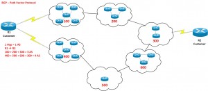 BGP Path Vector Protocol Example
