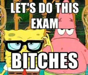 spongebob exam