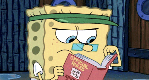 SpongeBob Reading Official Rules Advanced Edition