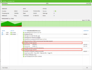 Veeam and Nimble Storage Integration - Backup from Snapshot - Job Session 02
