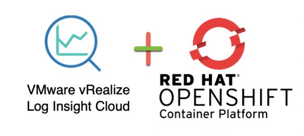 VMware vRealize Log Insight Cloud Red Hat OpenShift header