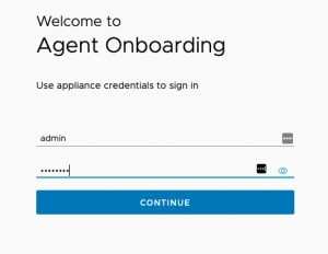Data Management for Tanzu - Agent onboarding