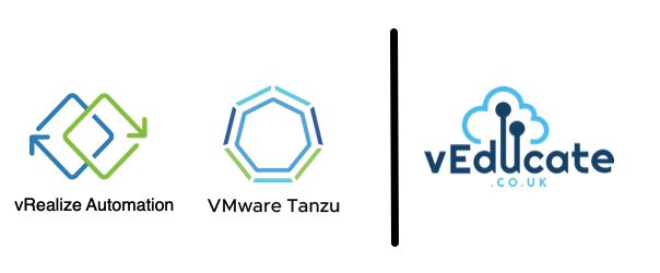 vRealize Automation - VMware Tanzu Header
