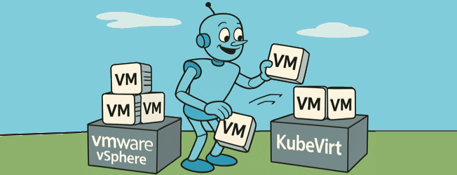 Learn Kubevirt - migrating from VMware - header image